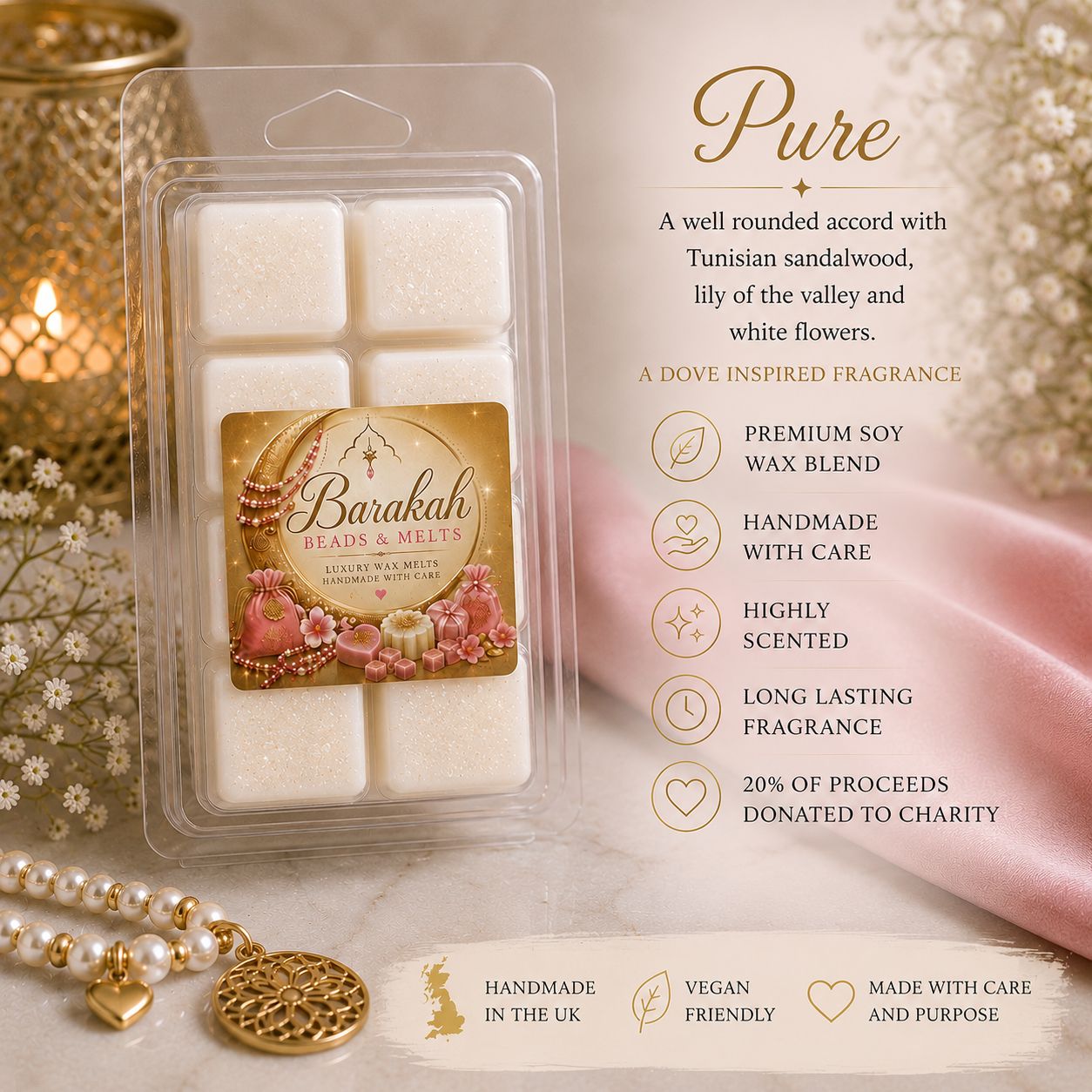 Pure Wax Melt Snap Bar Pure Wax Melt Snap Bar