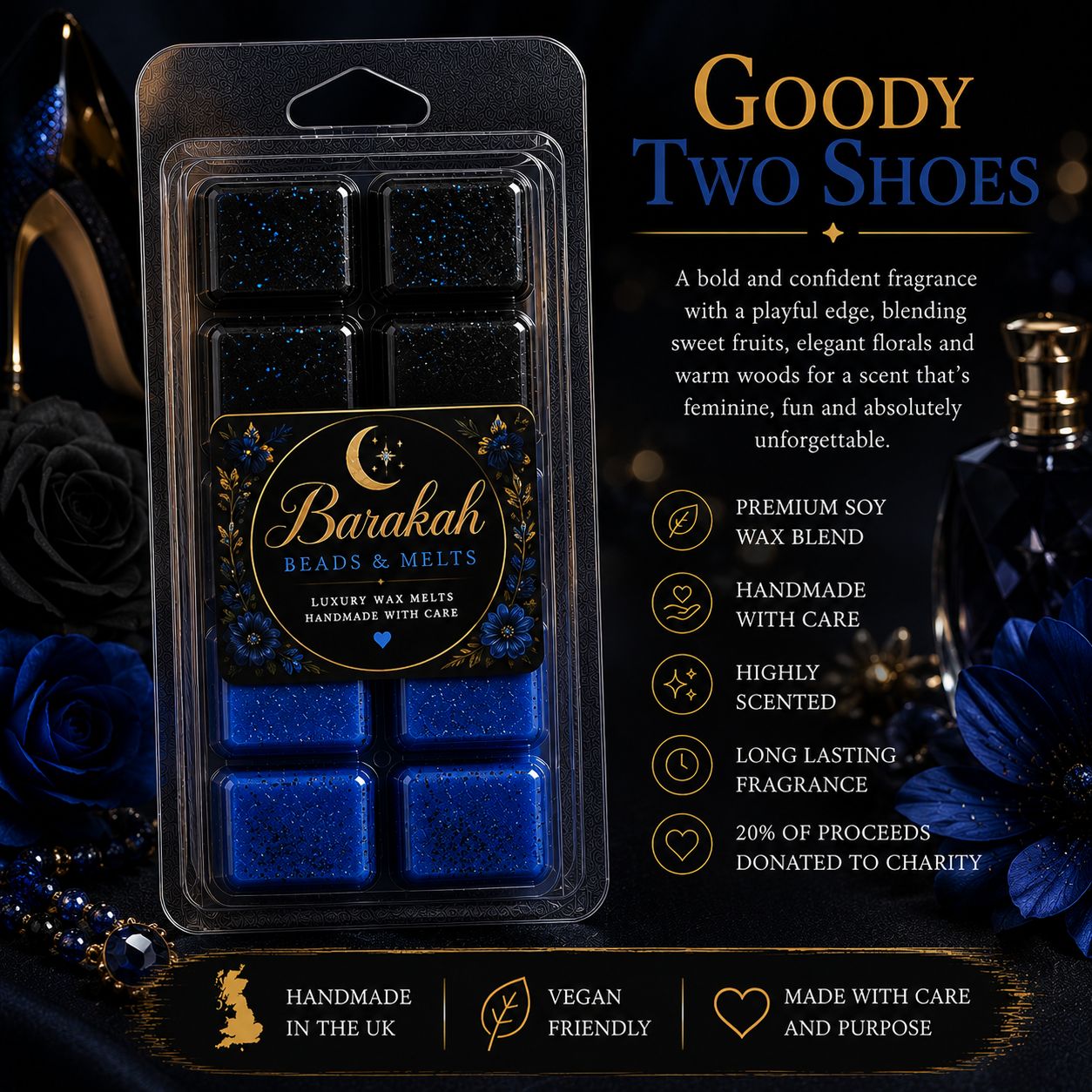Goody Two Shoes Wax Melt Snap Bar Goody Two Shoes Wax Melt Snap Bar