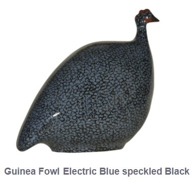 Parelhoender Electra Blauw Gestippeld Zwart