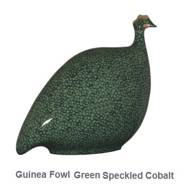 Parelhoender Groen Gestippeld Cobalt
