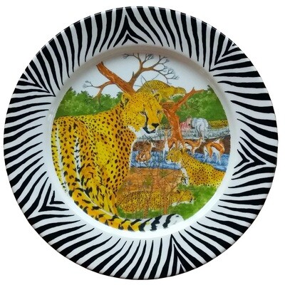 Zebra Edged Full Charger 11.5&quot; Cheetah