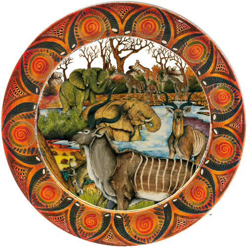 Dinner Plate 11.5&quot; Kudu