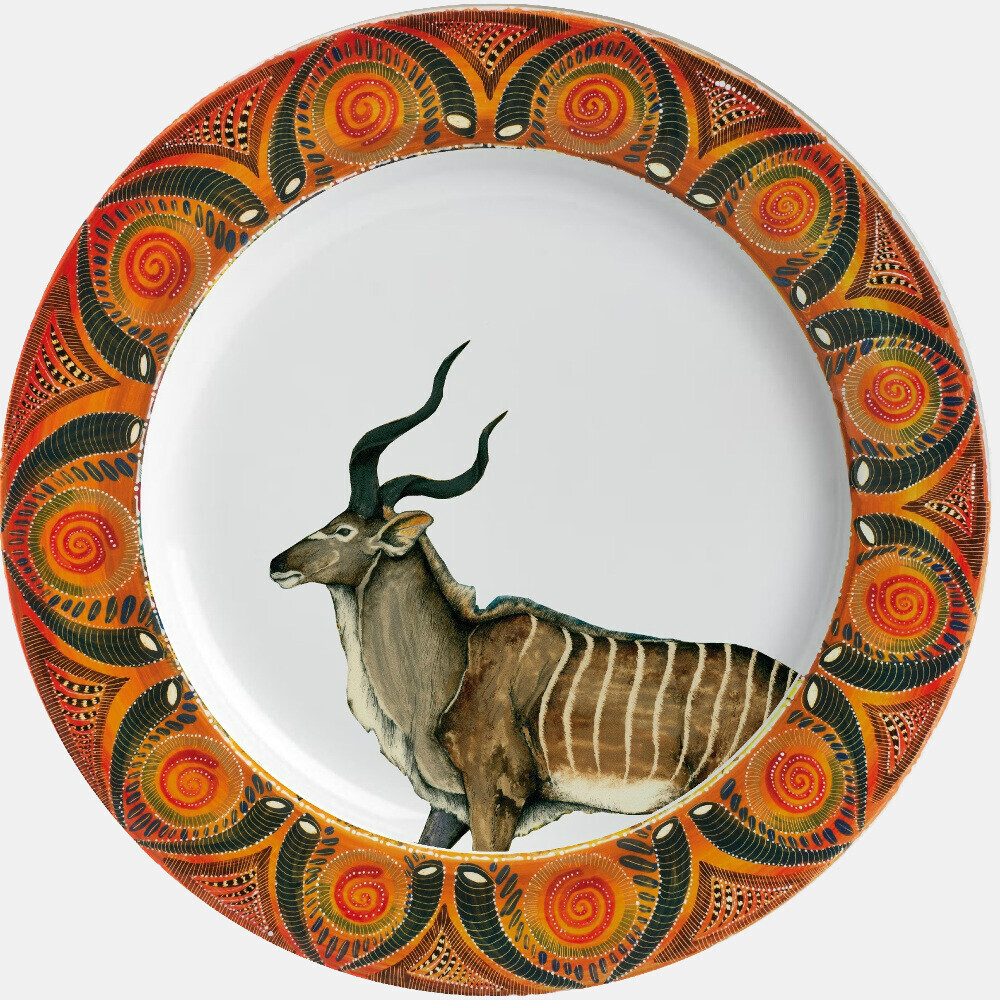 Dinner Plate 11.5&quot; Single Kudu