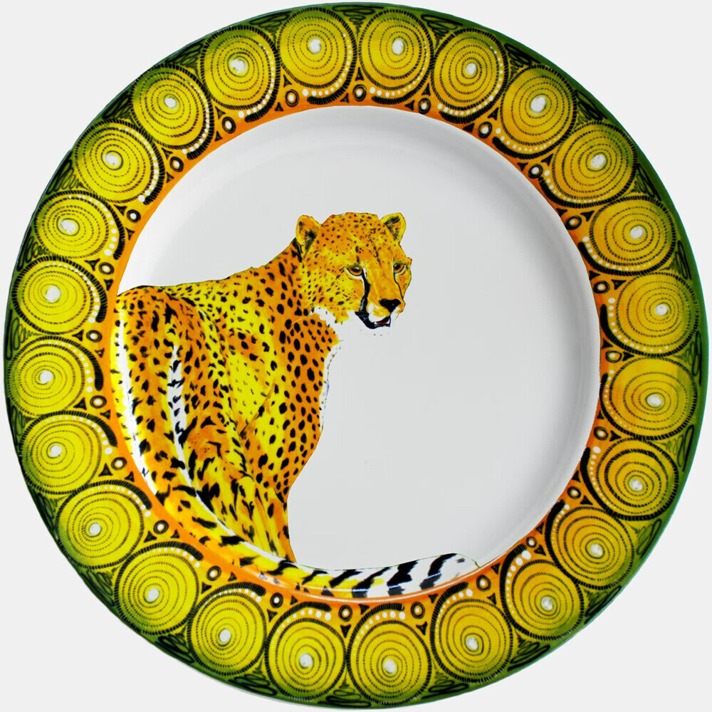 Dinner Plate 11.5&quot; Single Cheetah