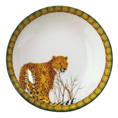 Wok Bowl 7.5&quot; Single Cheetah