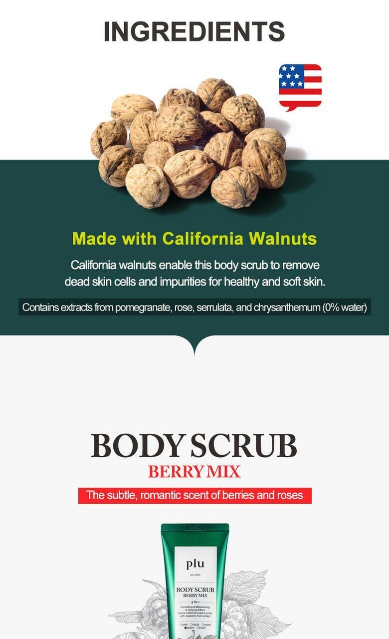 Plu Body Scrub Berry Mix 200g