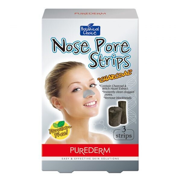 Purederm Nose Pore Strips &quot;Charcoal&quot; 3 Strips