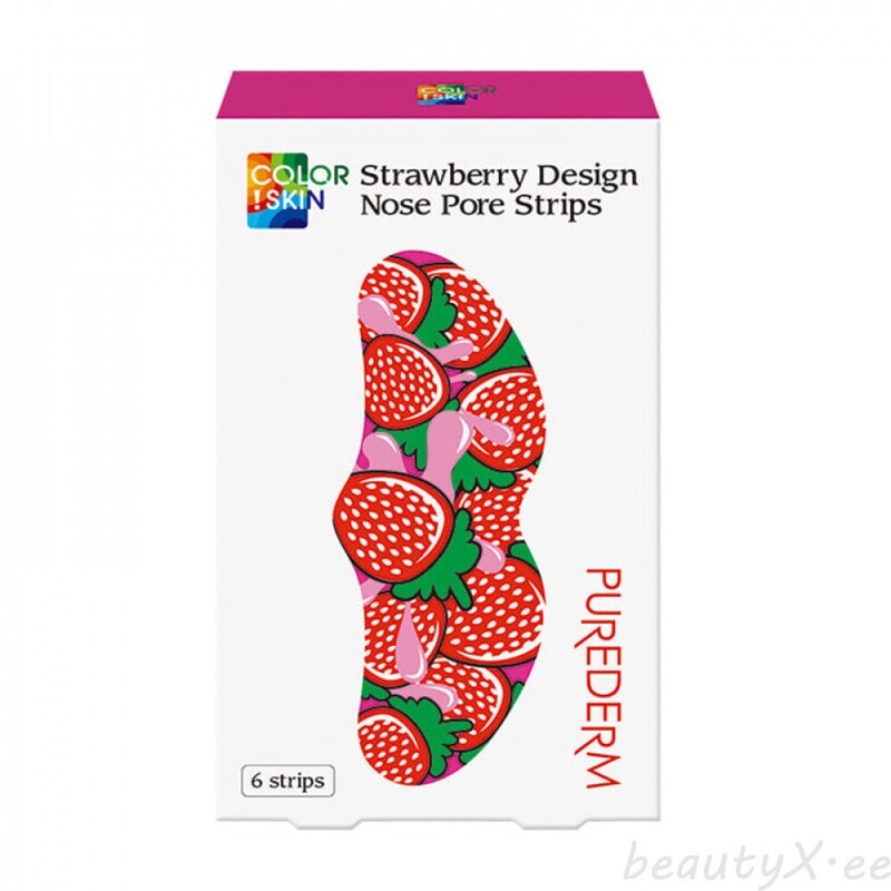 Purederm Strawberry Design Nose Pore Strips