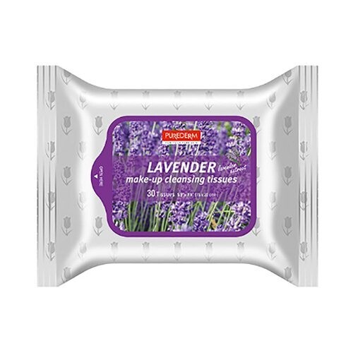 Purederm Natural Make-up Cleansing Tissues &quot;Lavender&quot;