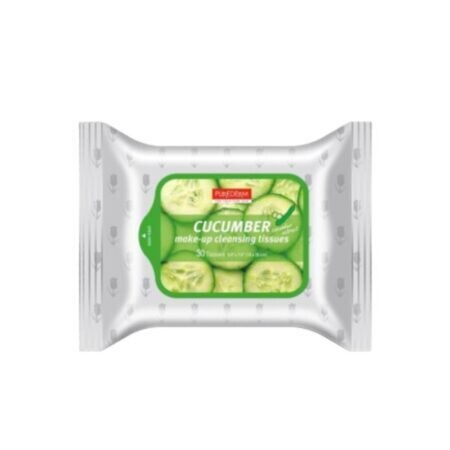 PUREDERM Natural Make-up Cleansing Tissues &quot;Cucumber&quot;