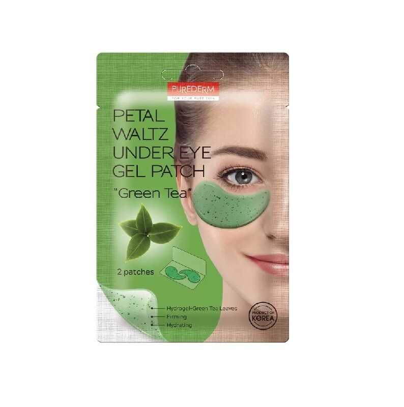 Purederm Petal Waltz Under Eye Gel Patch Green Tea 1 Pair