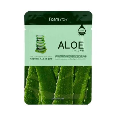 FARMSTAY VISIBLE DIFFERENCE MASK SHEET ALOE