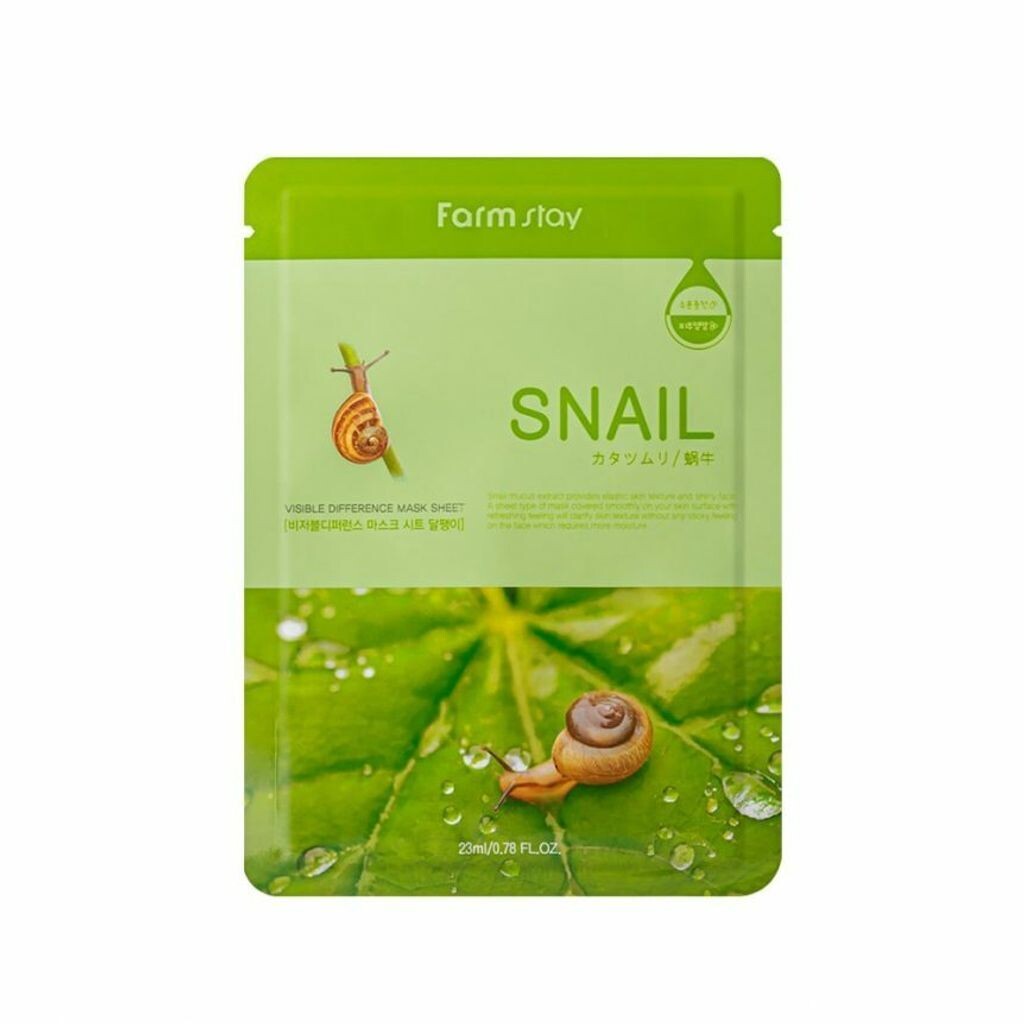 FARMSTAY VISIBLE DIFFERENCE MASK SHEET SNAIL