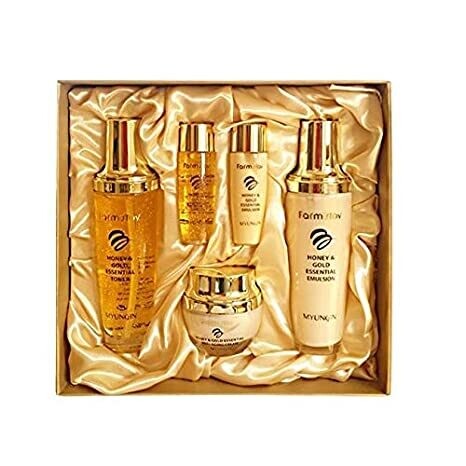 FARMSTAY HONEY &amp; GOLD ESSENTIAL SKIN CARE 3 SET