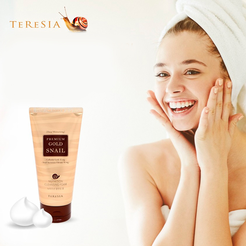 TERESIA Premium gold snail cleansing foam 150g
