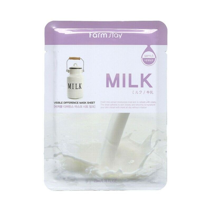 FARMSTAY VISIBLE DIFFERENCE MASK SHEET MILK