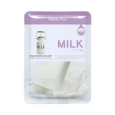 FARMSTAY VISIBLE DIFFERENCE MASK SHEET MILK