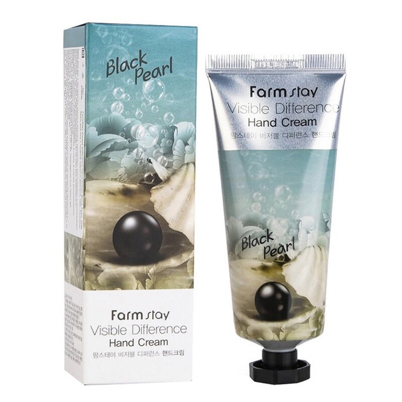 FARMSTAY VISIBLE DIFFERENCE HAND CREAM BLACK PEARL