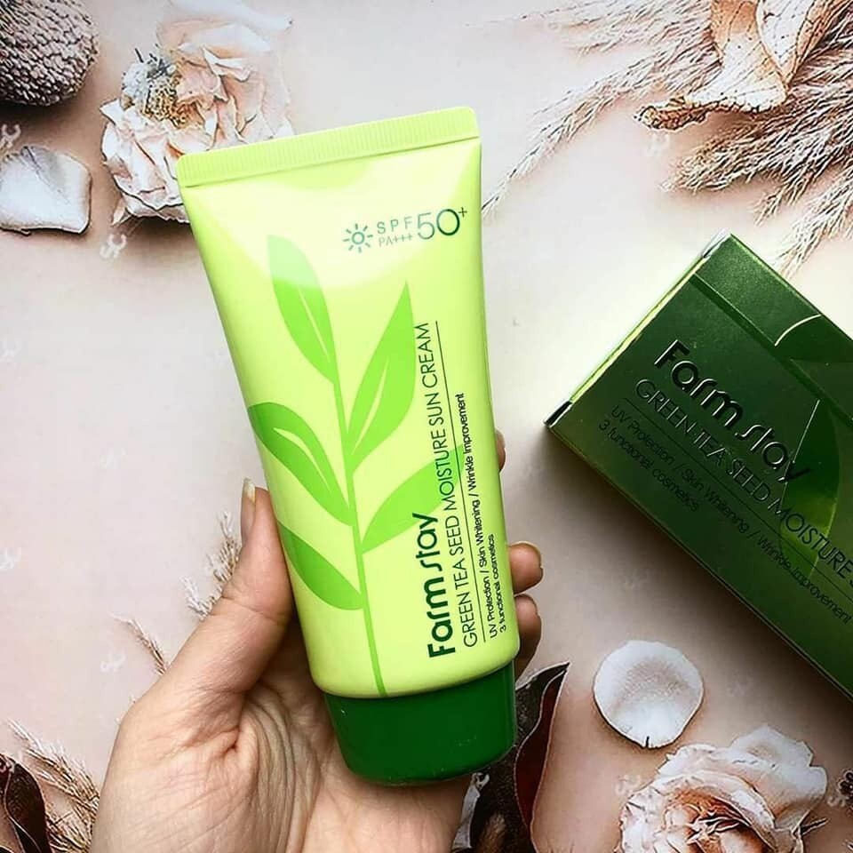 Farmstay Green Tea Seed Moisture Sunscreen