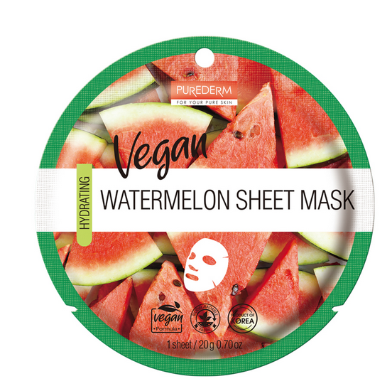 Purederm Vegan Watermelon Sheet Mask