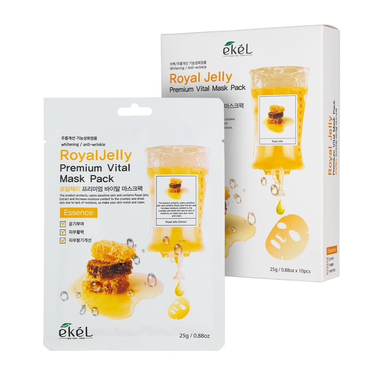 Ekel Premium Vital Mask Pack Royal Jelly
