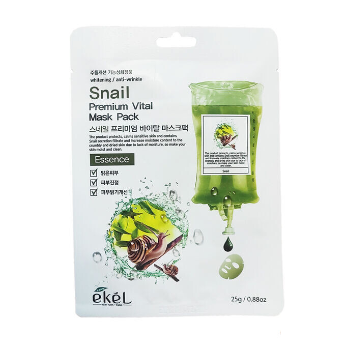 Ekel Premium Vital Mask Pack Snail