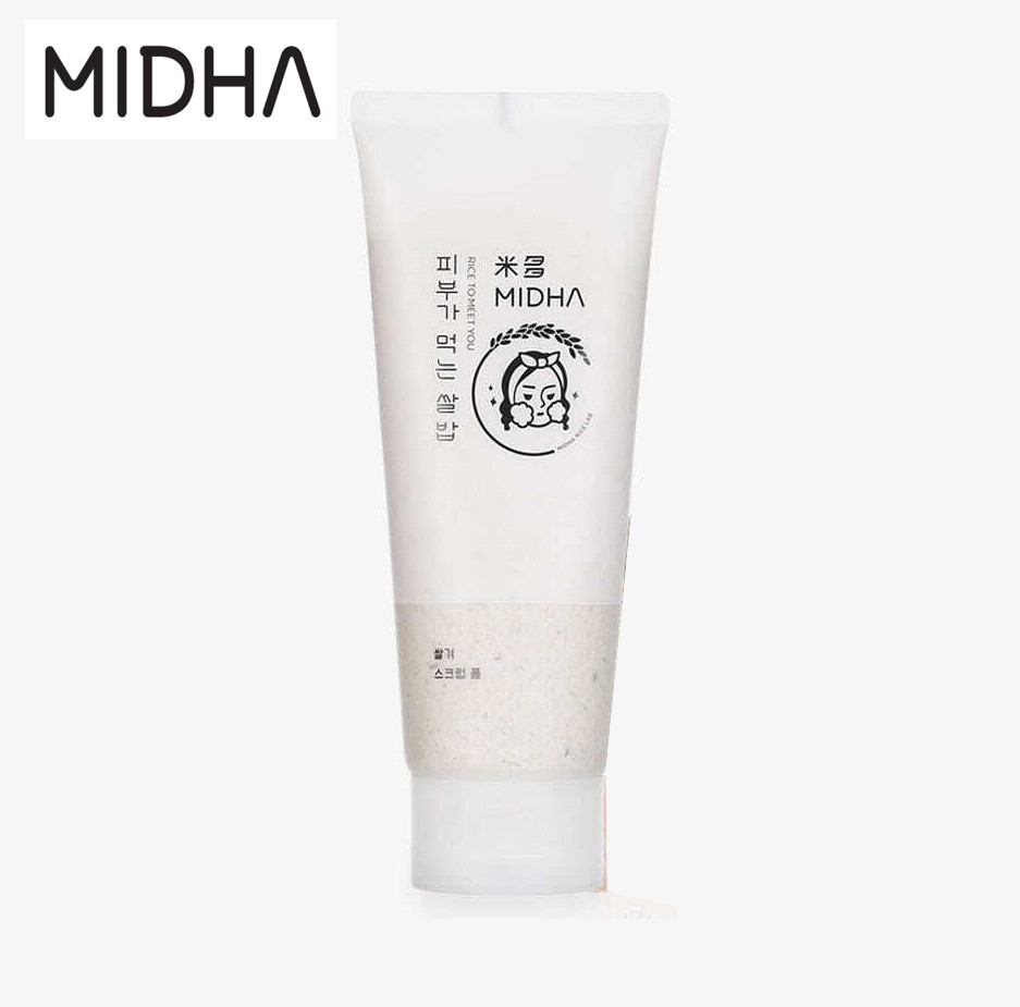 Midha Rice Bran Scrub Foam