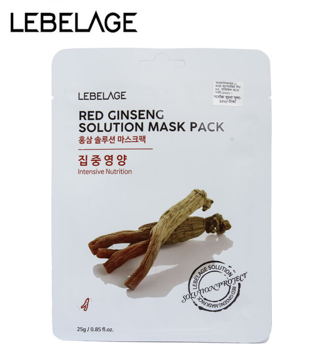 Lebelage Red Ginseng Mask x10