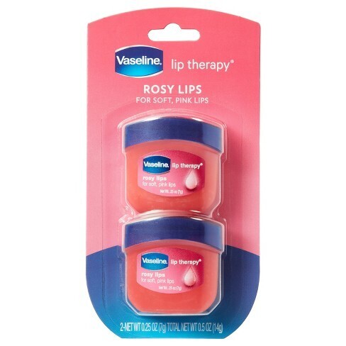 Vaseline Skin Care Lip Therapy Rosy Lips Twin Pack