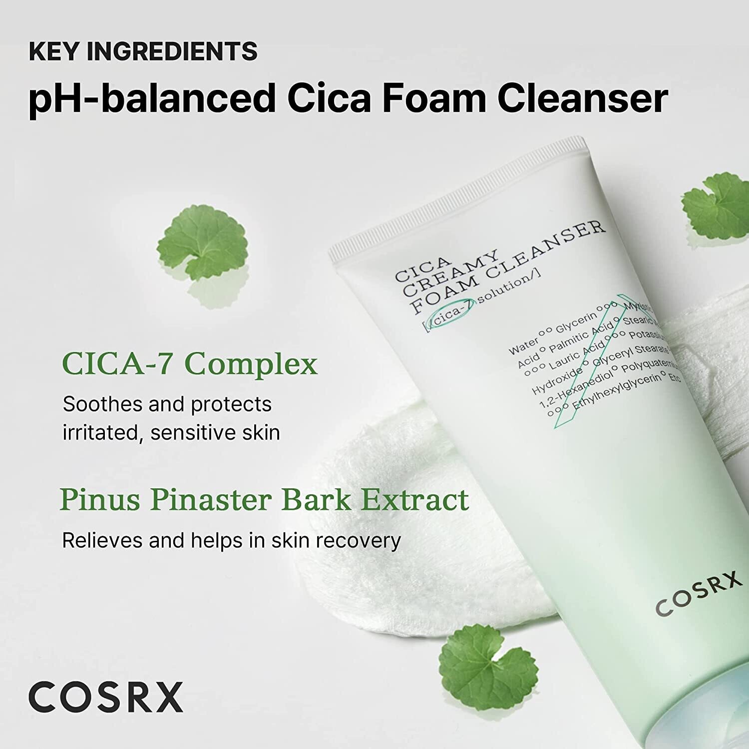 COSRX Pure Fit Cica Creamy Foam Cleanser