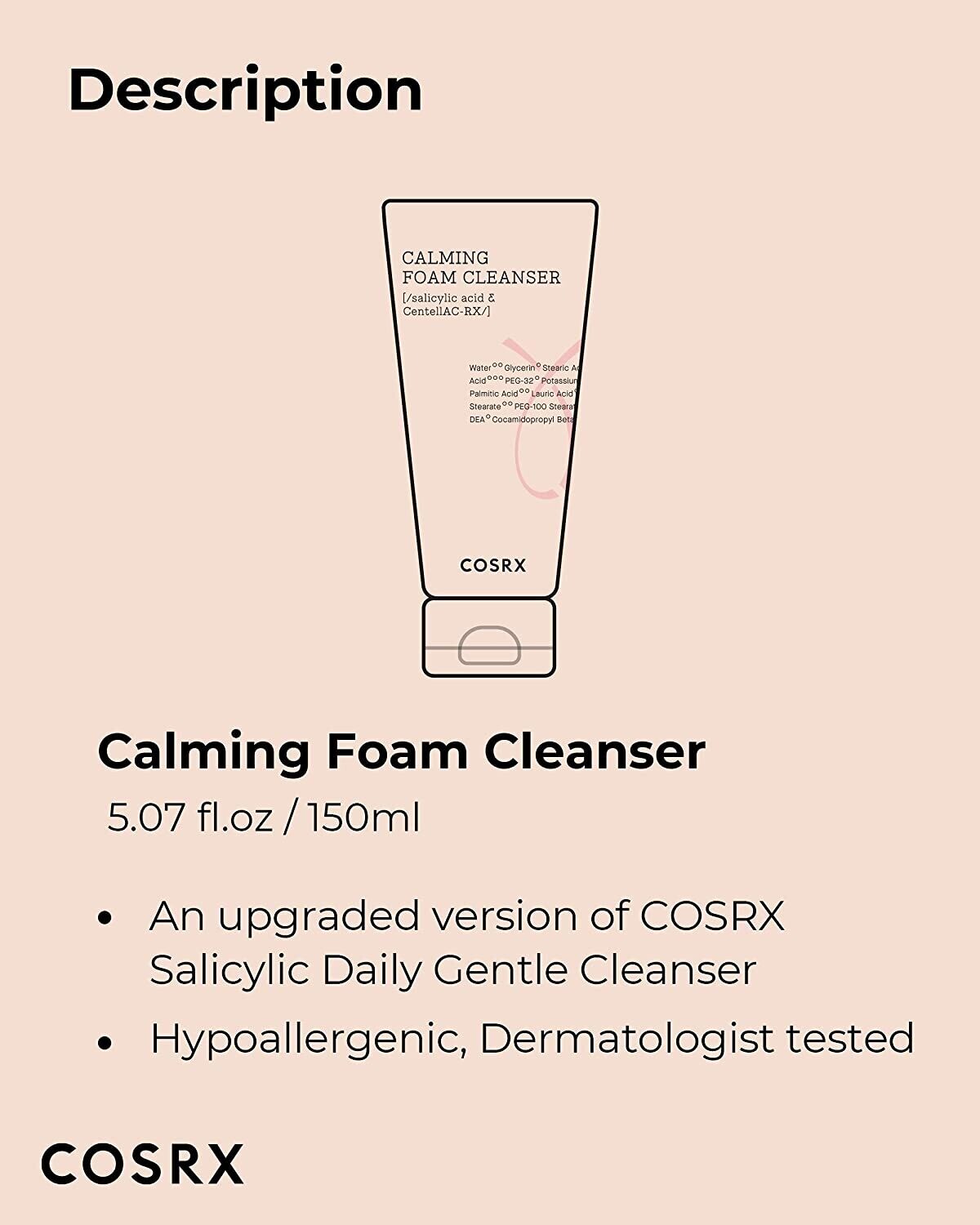 COSRX AC Collection Calming Foam Cleanser