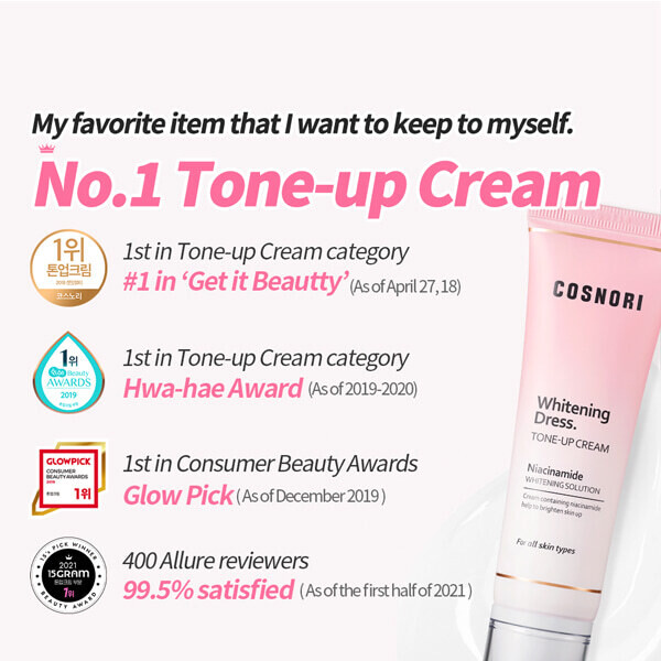 Cosnori Whitening Dress Whitening Tone Up Cream