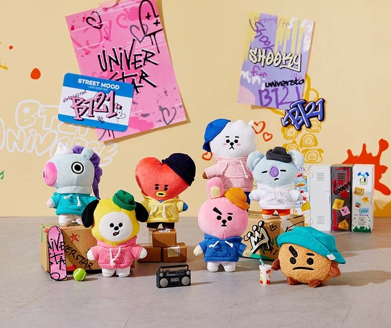 BTS BT21 Street Mood Standing Doll