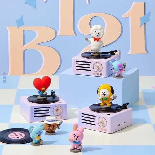 BTS BT21 TURNTABLE BLUETOOTH SPEAKER