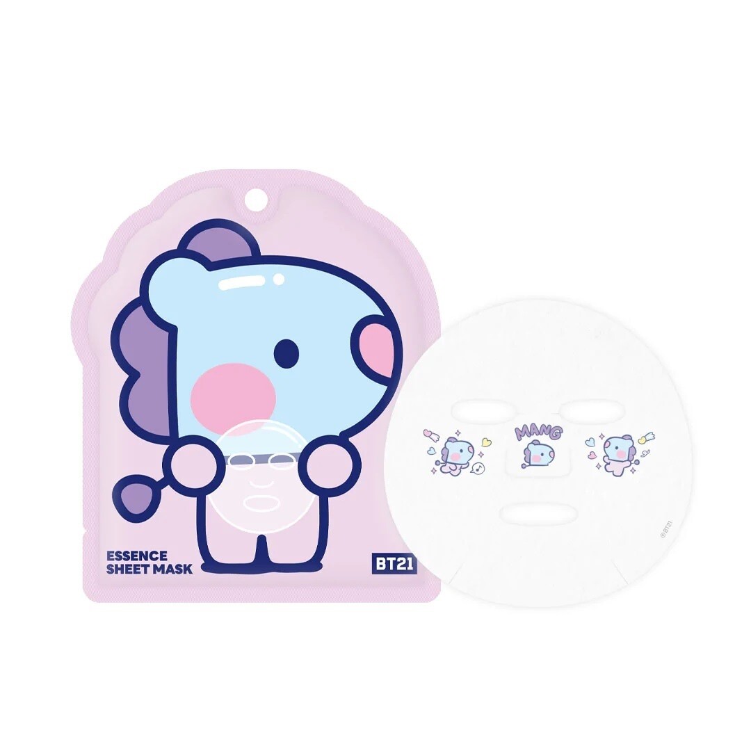 BTS BT21 Minini Essence Face Mask Sheet 7ea