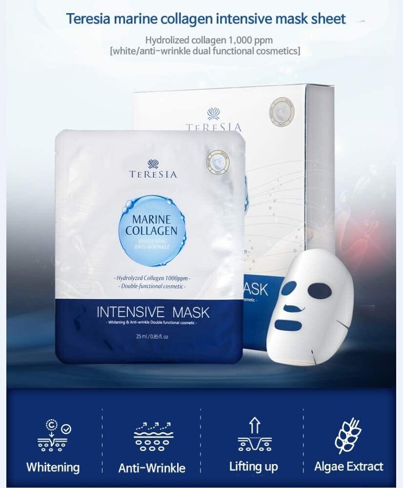 TERESIA Marine Collagen Intensive Mask  10 pcs 25ml