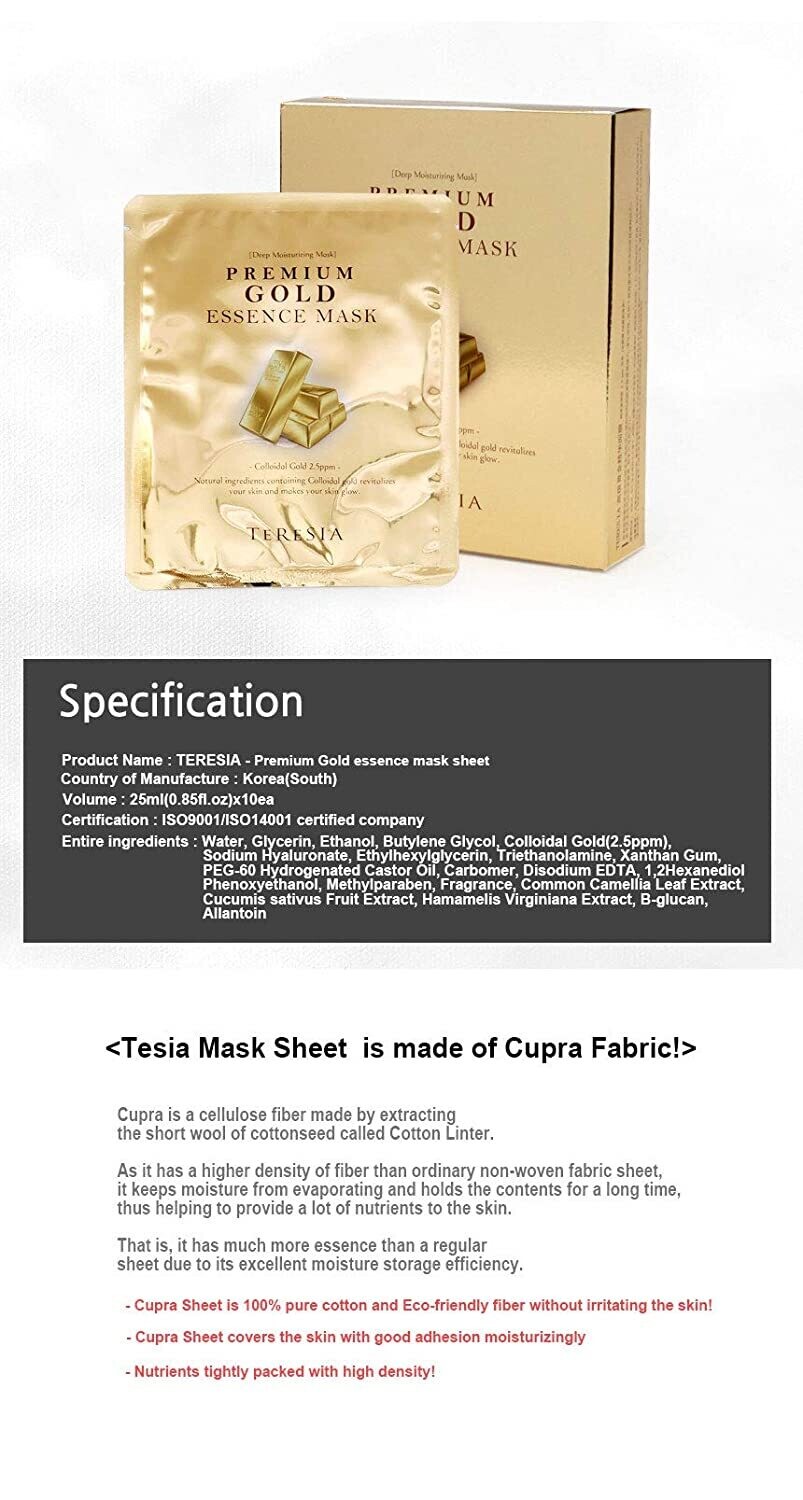 TERESIA Premium Gold Essence Mask