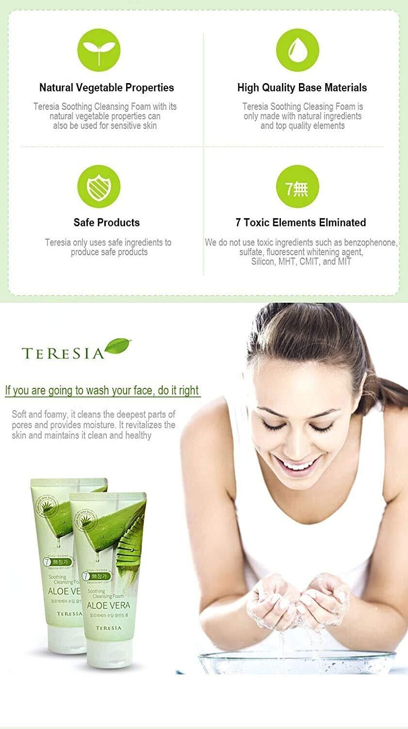 TERESIA Aloe vera Soothing cleansing foam