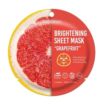 Purederm brightening mask &#39;grapefruit&#39;