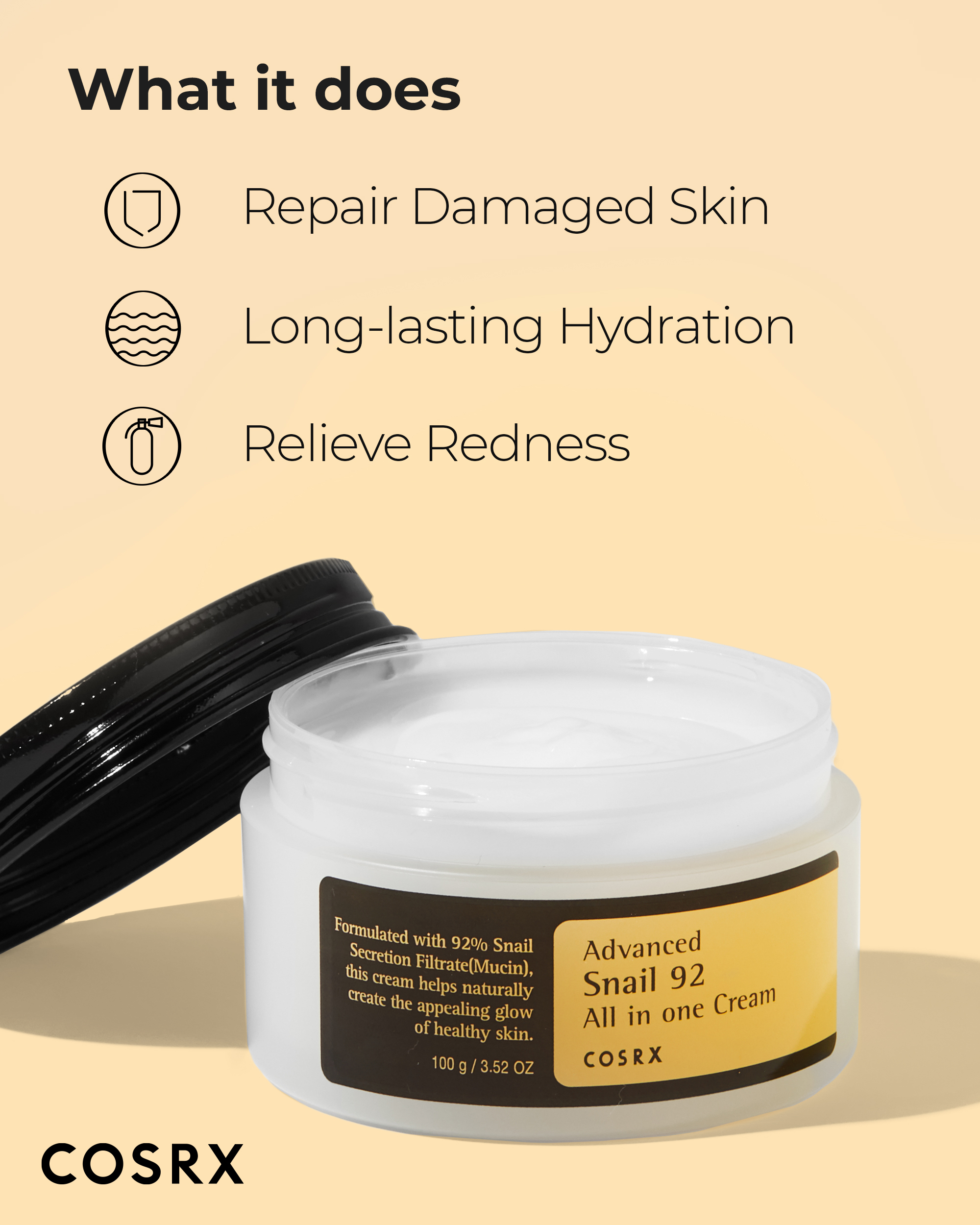 COSRX Advanced Snail 92 All in one Cream 100g