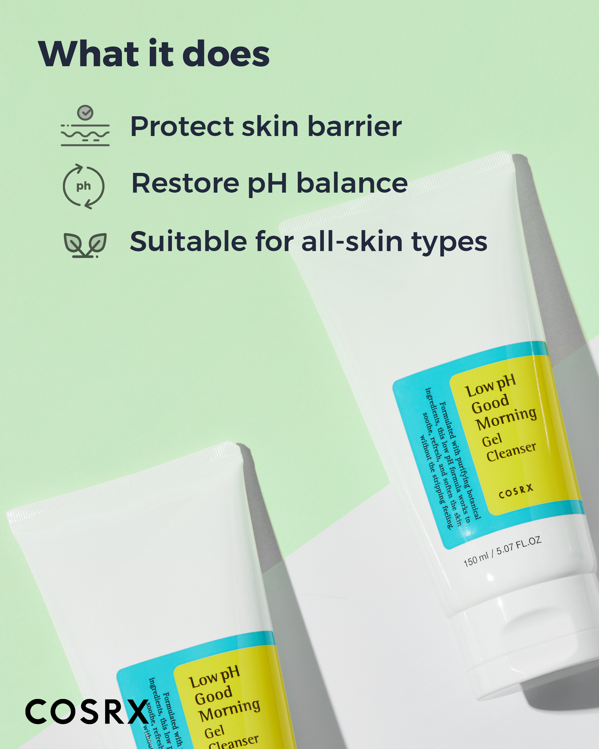 COSRX Low pH Good Morning Gel Cleanser 150ml