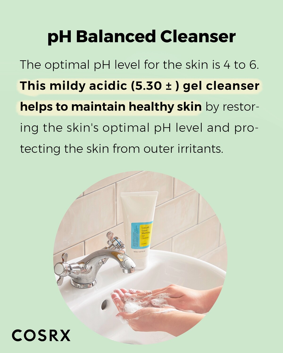 COSRX Low pH Good Morning Gel Cleanser