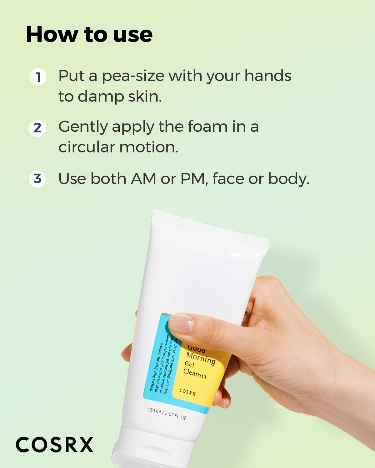 COSRX Low pH Good Morning Gel Cleanser