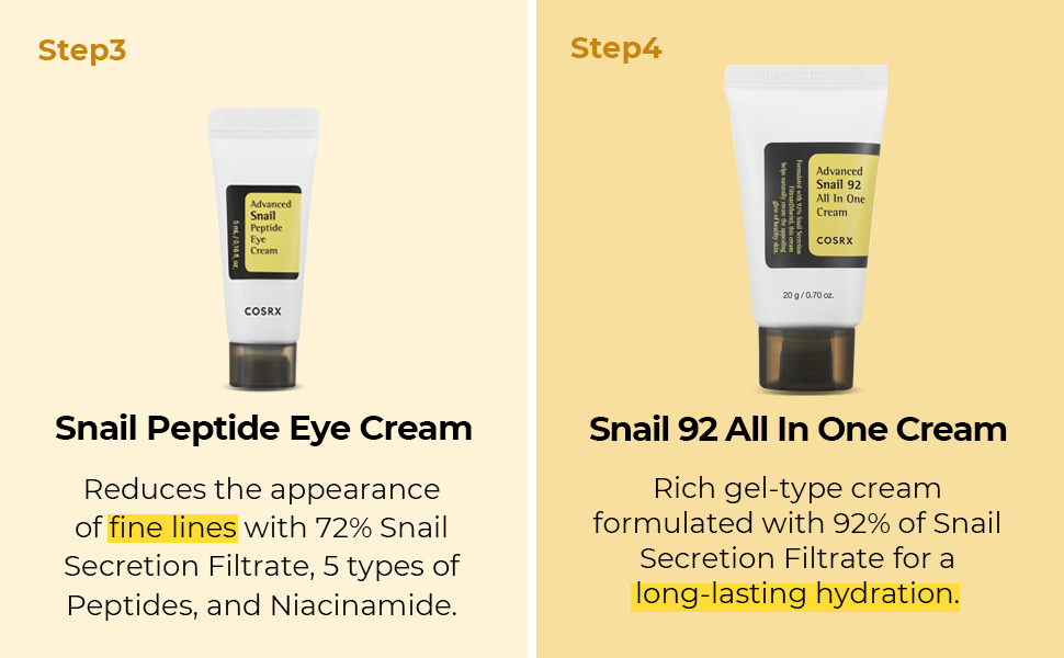 COSRX ALL ABOUT SNAIL KIT 4-step