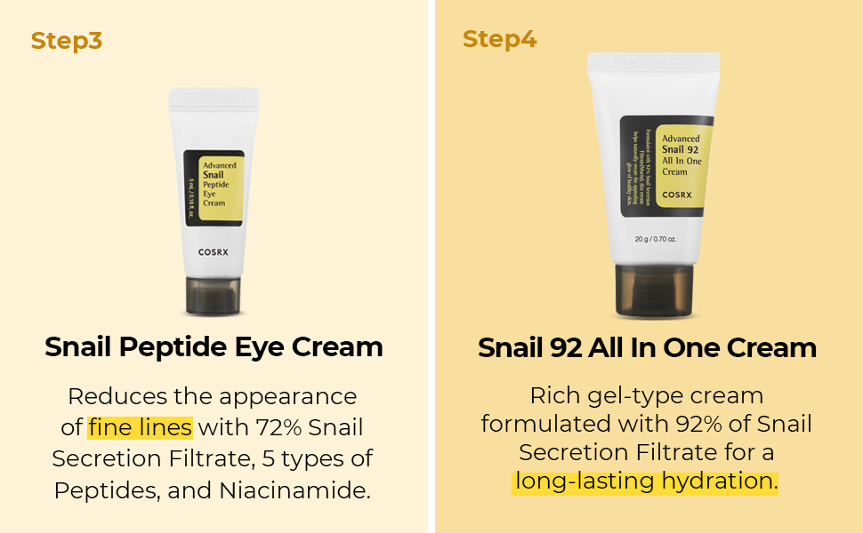 COSRX ALL ABOUT SNAIL KIT 4-step