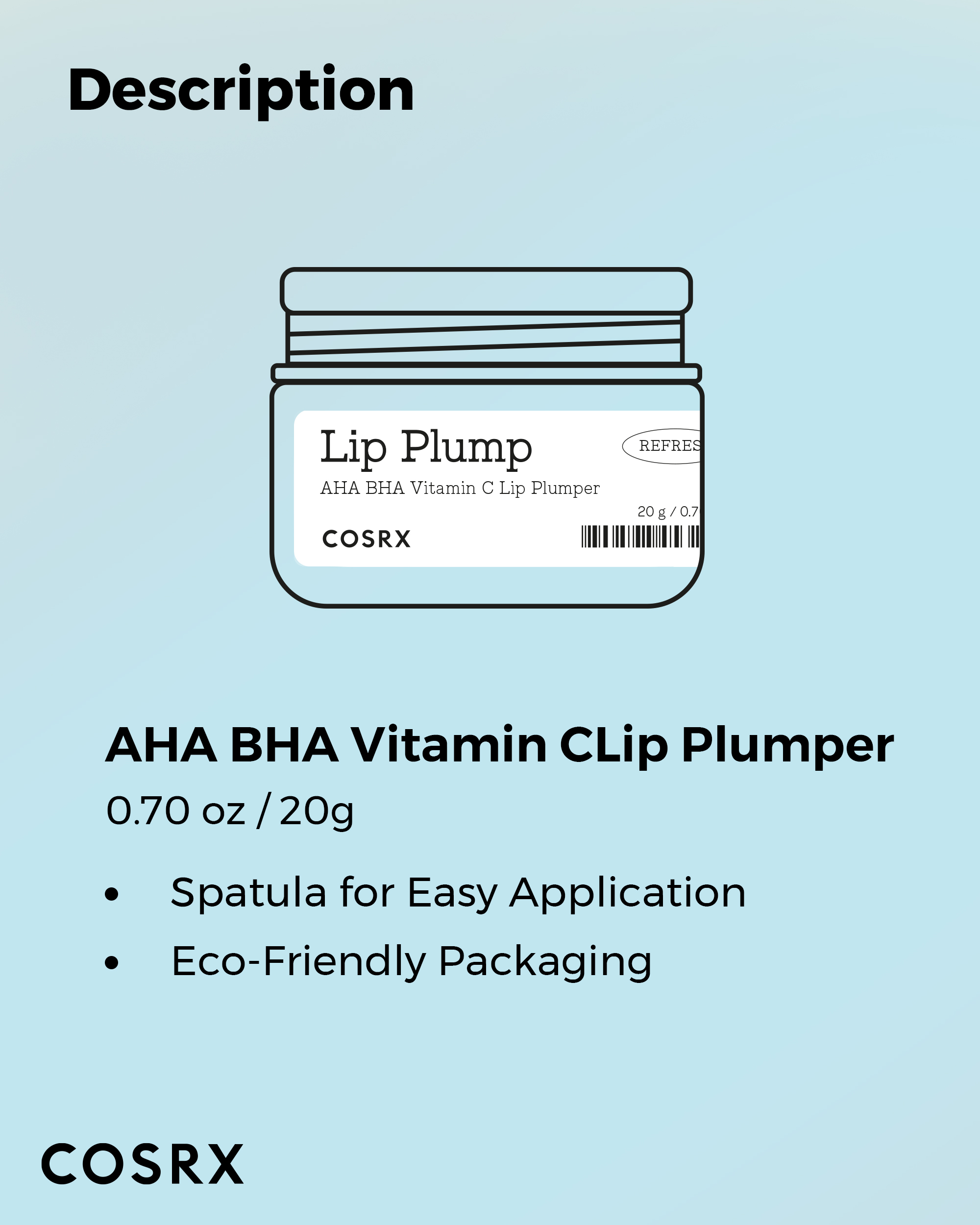 COSRX AHA BHA Vitamin C Lip Plumper 20g