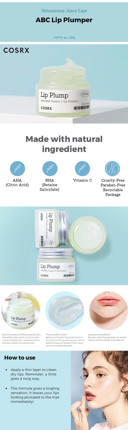 COSRX AHA BHA Vitamin C Lip Plumper