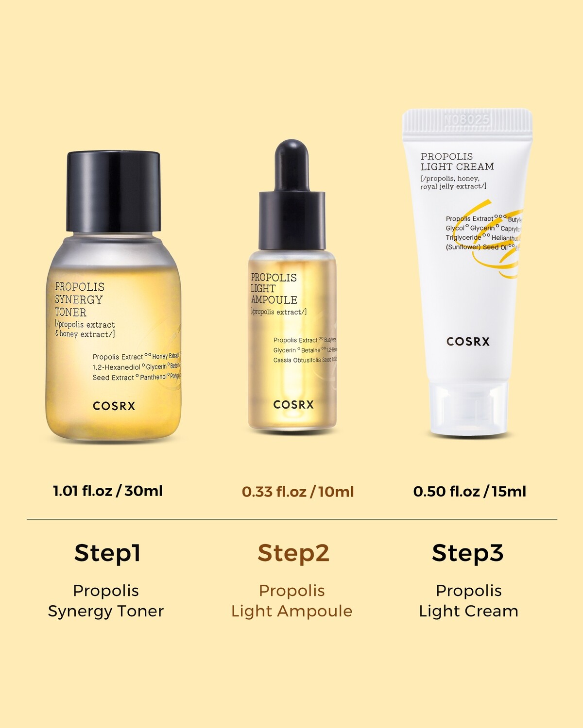 COSRX HONEY GLOW KIT- 3 step