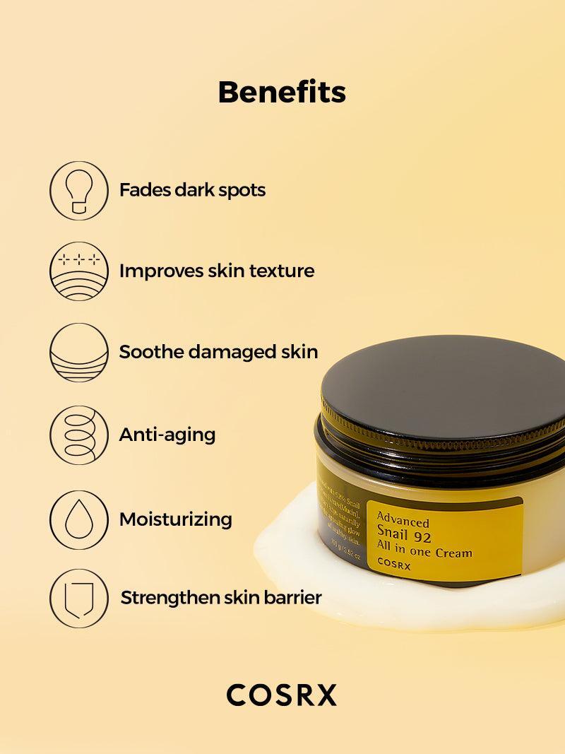 COSRX Advanced Snail 92 All in one Cream (100g Tube)