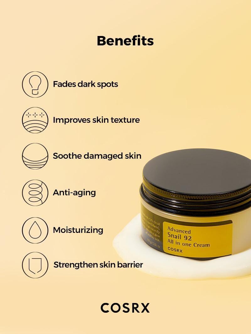 COSRX Advanced Snail 92 All in one Cream (100g Tube)